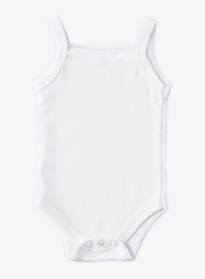 بابيز_بيسك طقم 6 قطع - بودي سوت بلا اكمام 100% قطن سوبر كومبد - Image 3